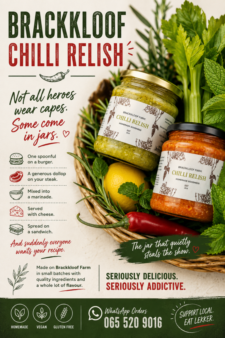 Brackkloof Chilli Relish